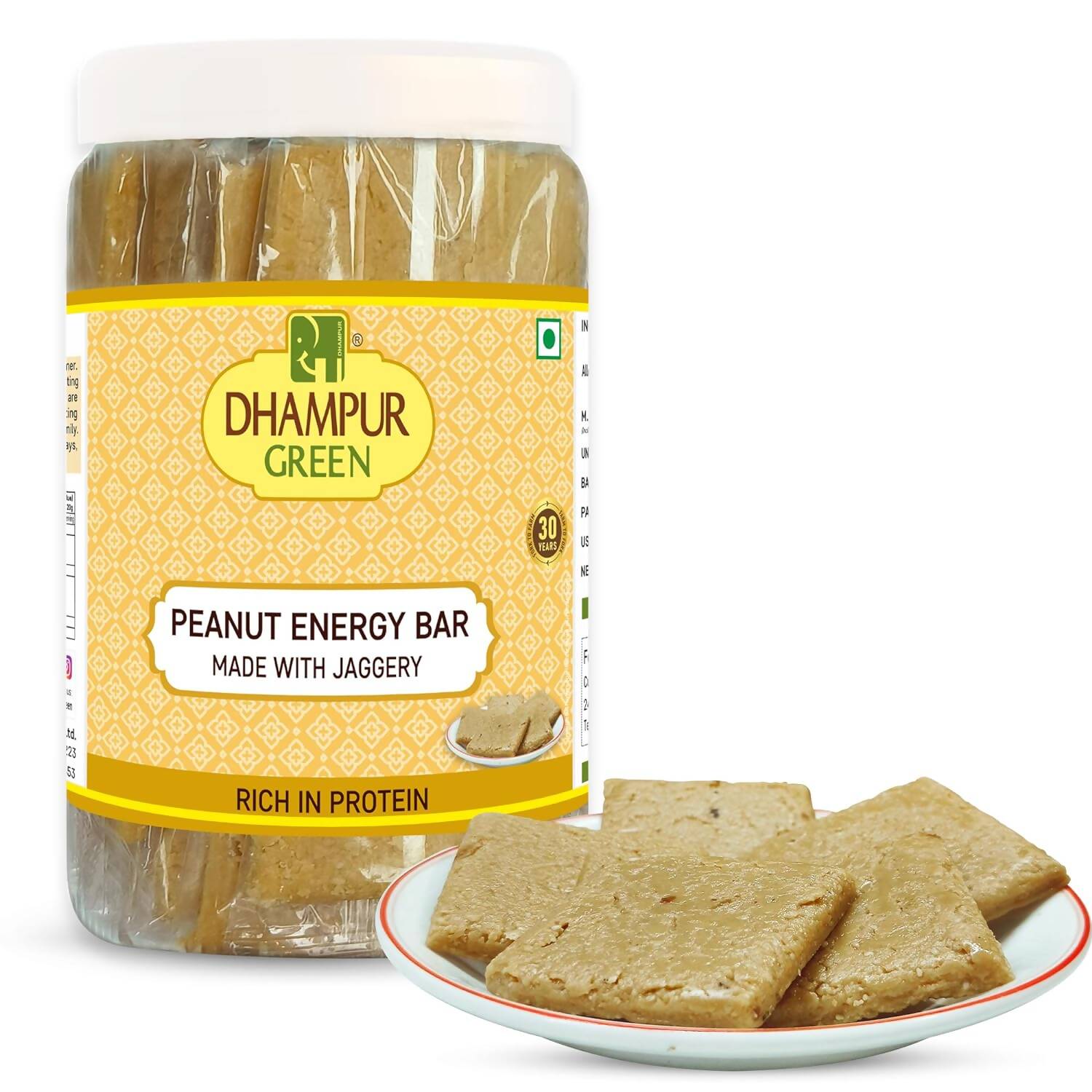 Dhampur Green Peanut Energy Bar - Distacart