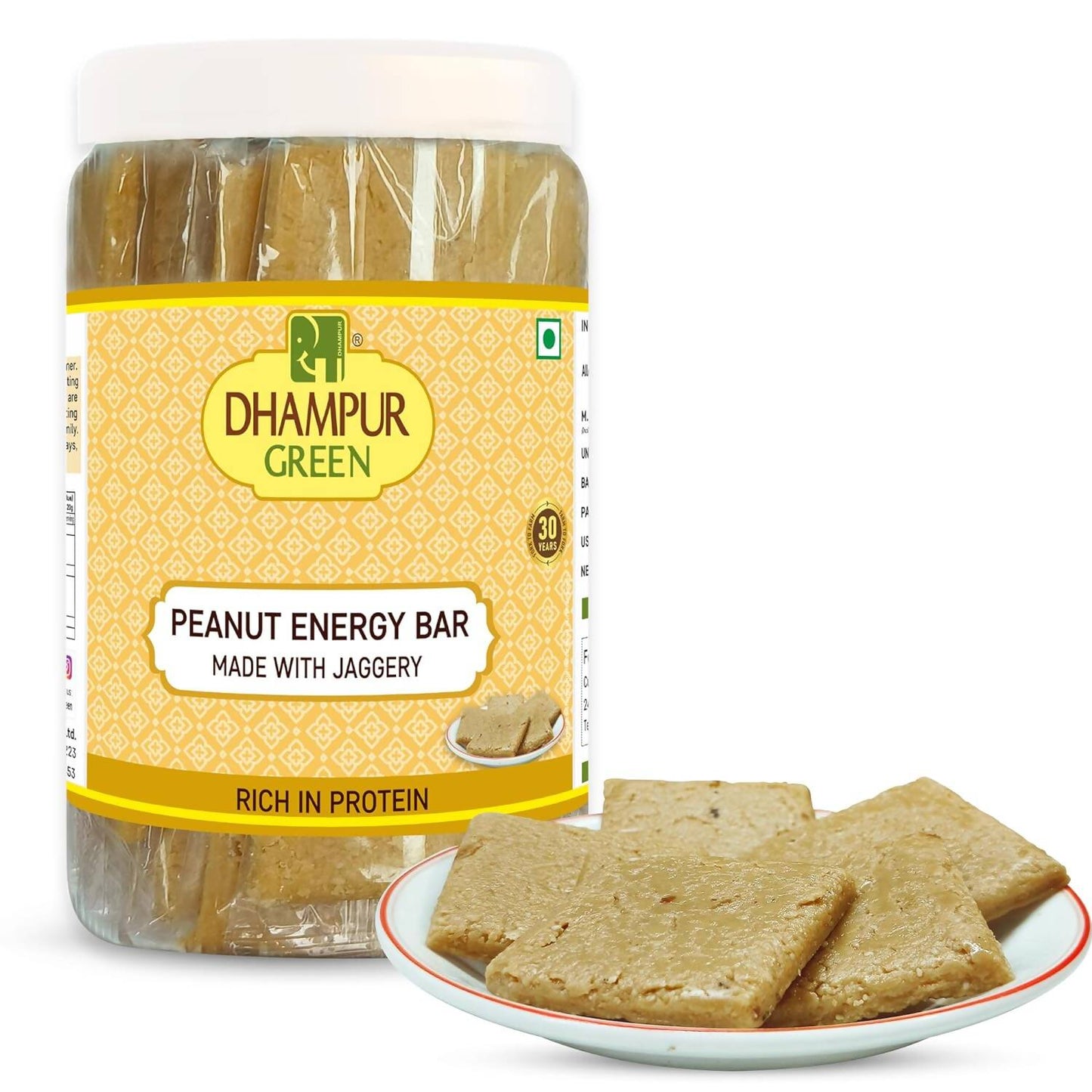 Dhampur Green Peanut Energy Bar - Distacart