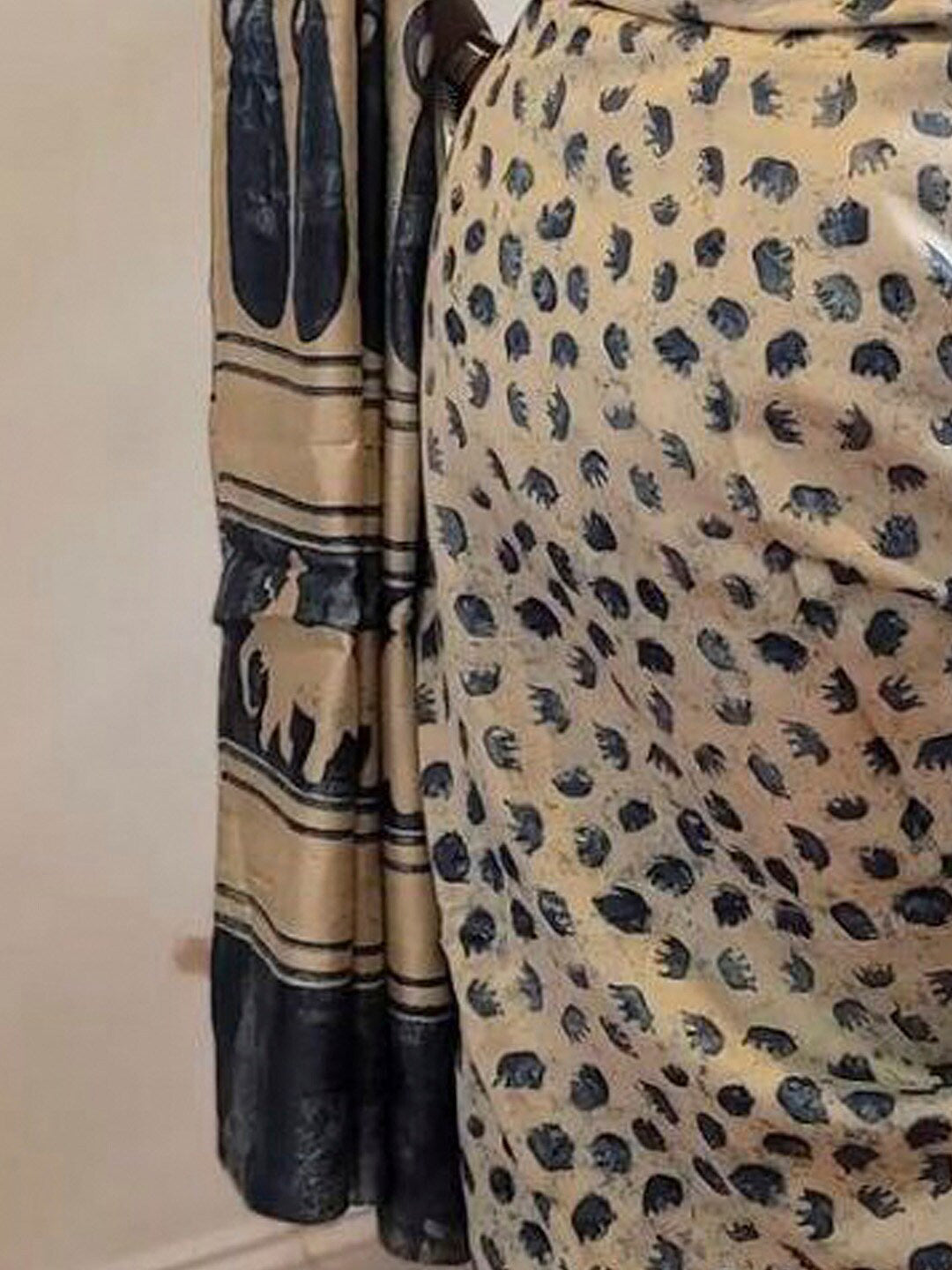 Kalini Ethnic Motifs Printed Pure Cotton Saree - Distacart