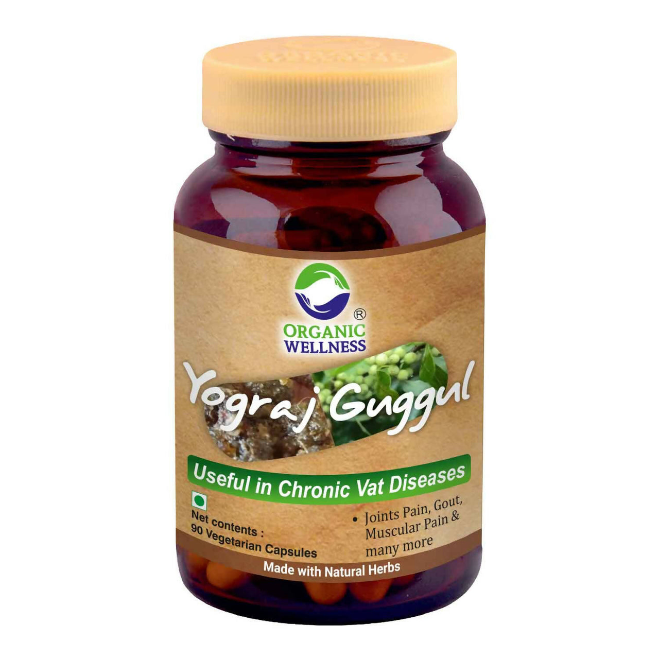 Organic Wellness Yograj Guggul Vegetarian Capsules - Distacart