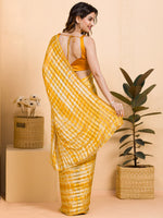 Thumbnail for Koskii Tie & Dye Beads and Stones Work Saree - Distacart