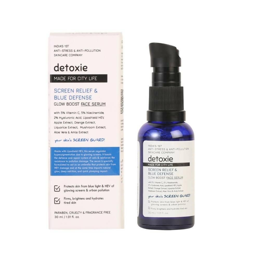 Detoxie Screen Relief & Blue Defense Face Serum - Distacart