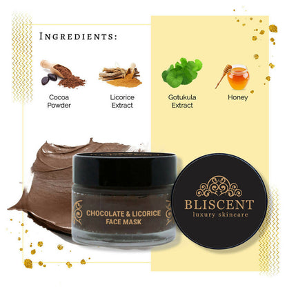 Bliscent Chocolate & Licorice Face Mask - Distacart
