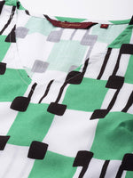 Thumbnail for Sangria Women Printed Kurta with Trousers - Distacart