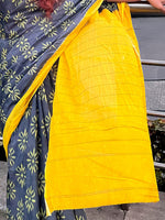 Thumbnail for Kalini Ethnic Motifs Printed Pure Cotton Bagh Saree - Distacart