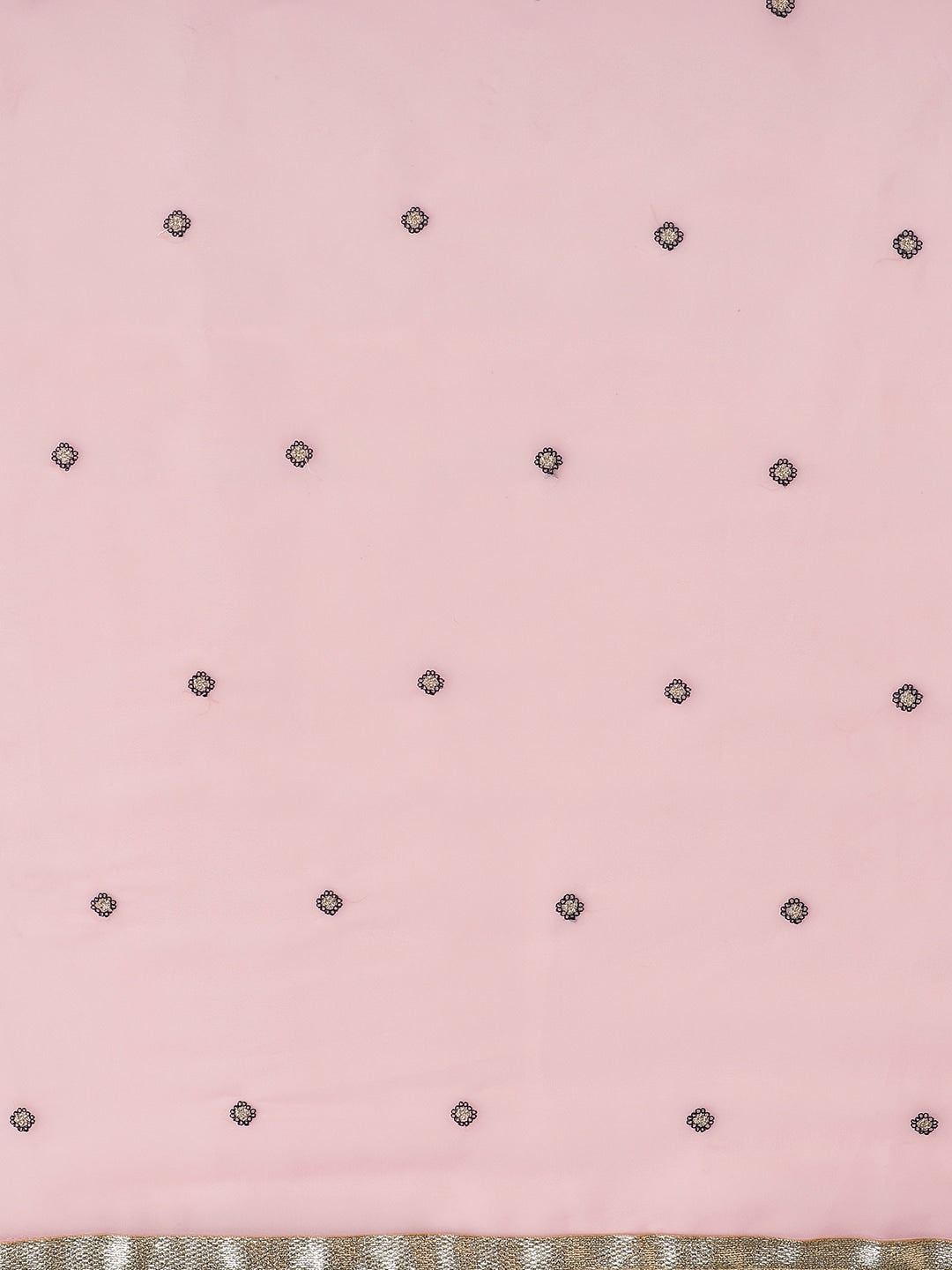 Saree Mall Pink & Navy Blue Embroidered Saree - Distacart