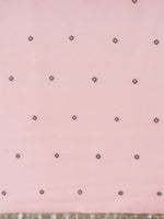 Thumbnail for Saree Mall Pink & Navy Blue Embroidered Saree - Distacart