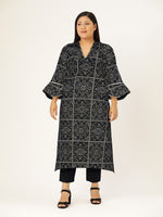 Thumbnail for Sangria Women Black New Neckline Kurta - Distacart