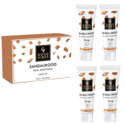 Good Vibes Skin Soothing Facial Kit - Sandalwood