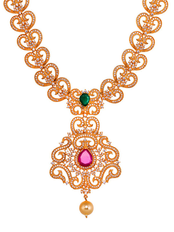 Buy Saraf RS Jewellery Gold-Plated Multi-Colored Jewellery Set