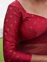 Thumbnail for Tikhi Imli Striped Ready to Wear Saree - Distacart