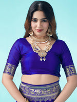 Thumbnail for Kalini Ethnic Woven Design Zari Art Silk Banarasi Saree - Distacart