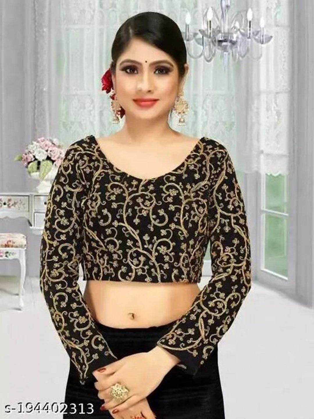 Kalini Embroidered Bordered Saree - Distacart