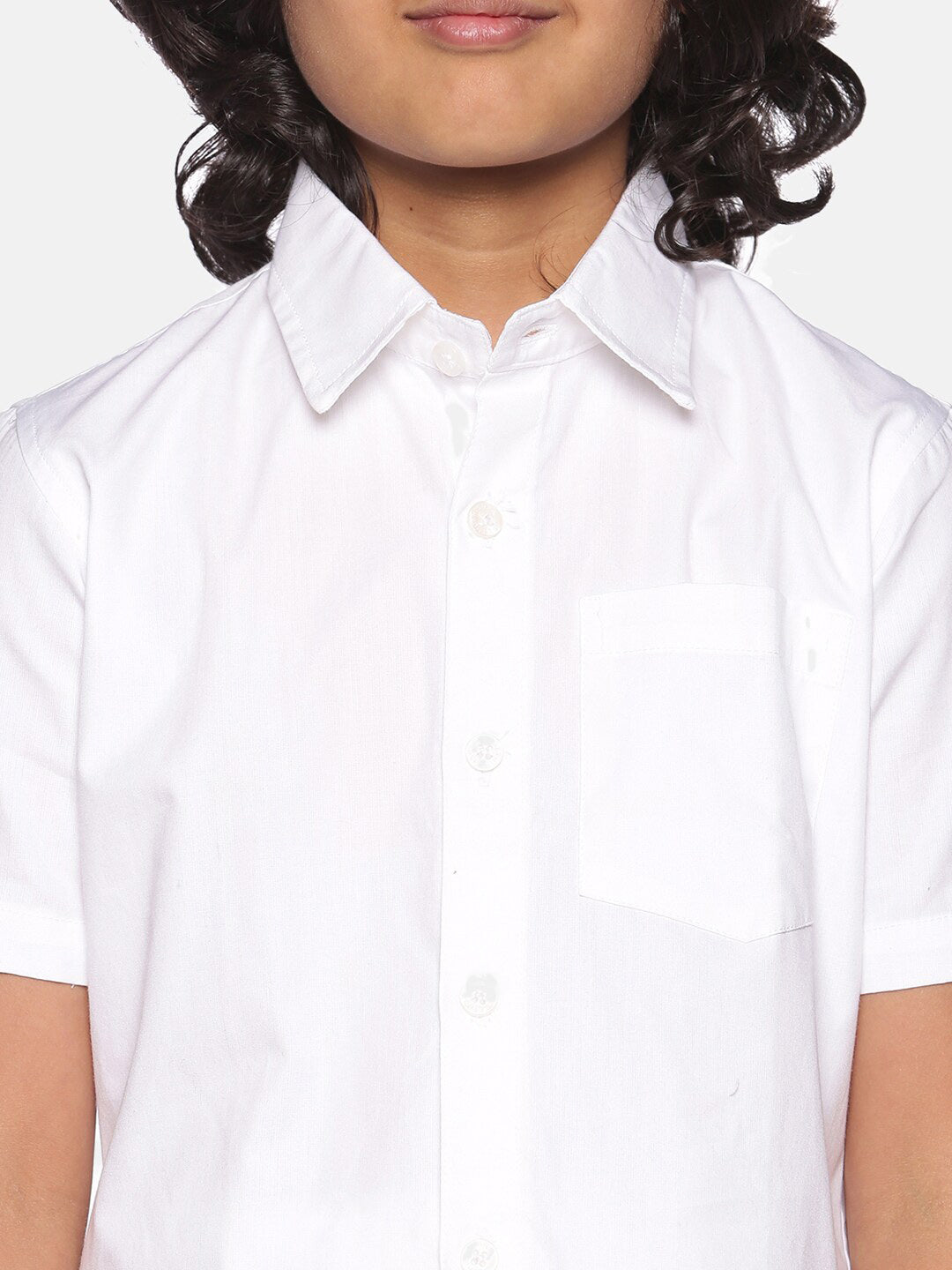 Sethukrishna Boys White & Green Cotton Shirt With Readymade Dhoti - Distacart