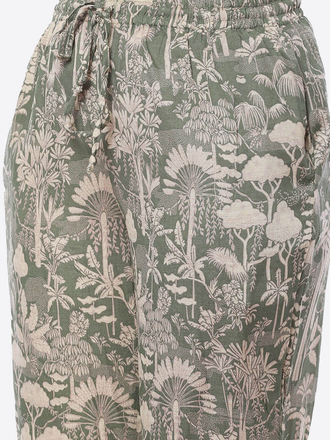 Biba Women Floral Printed Kurta with Trousers - Distacart