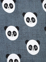 Thumbnail for Home Sizzler Grey & White Graphic 144 TC Bedsheet with Pillow Covers - Distacart