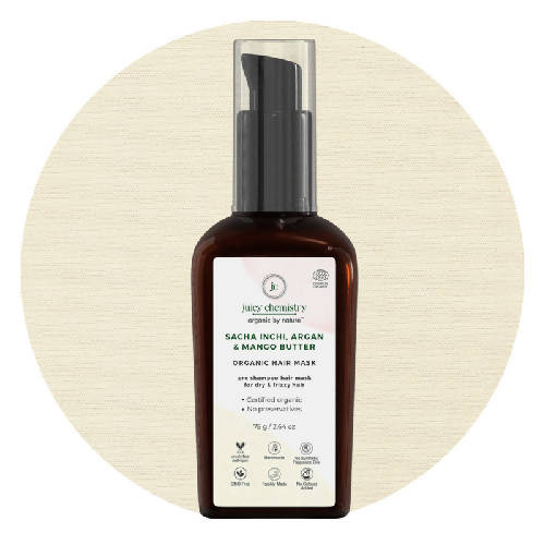 Juicy Chemistry Sacha Inchi, Argan & Mango Butter Hair Mask - Distacart
