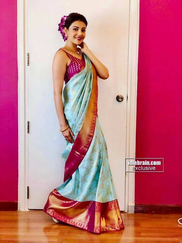 DEIANA'S Beautiful Golden Jari with New Design Soft Lichi Silk Saree - Sky - Distacart