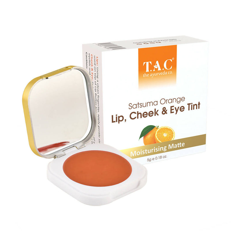 TAC - The Ayurveda Co. Satsuma Orange Lip, Cheek &amp; Eye Tint - Distacart