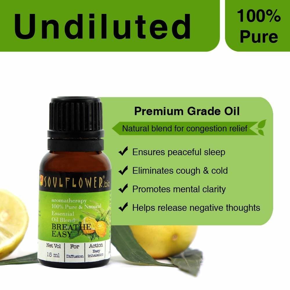 Soulflower Breathe Easy Essential Oil - Distacart