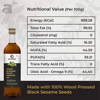 Thumbnail for Anveshan Wood Pressed Black Sesame Oil