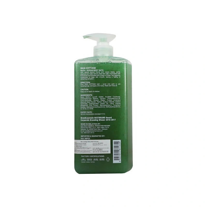 Skin Cottage Bath Scrub Green Tea Nature's Infusion - Distacart