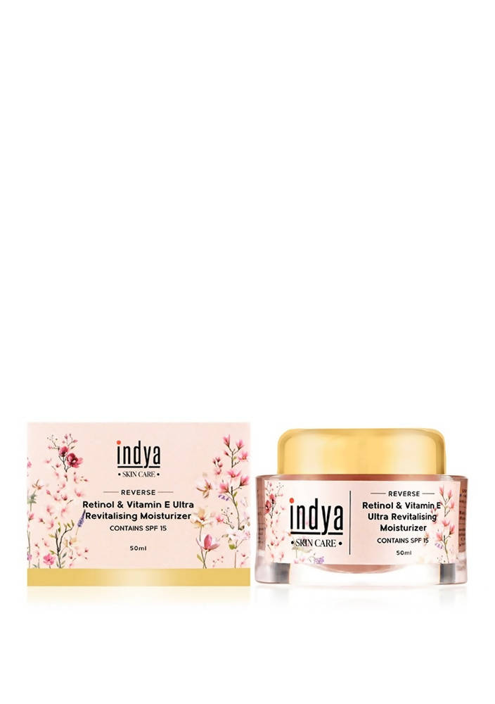 Indya Retinol & Vitamin E Ultra Revitalising Moisturizer - Distacart