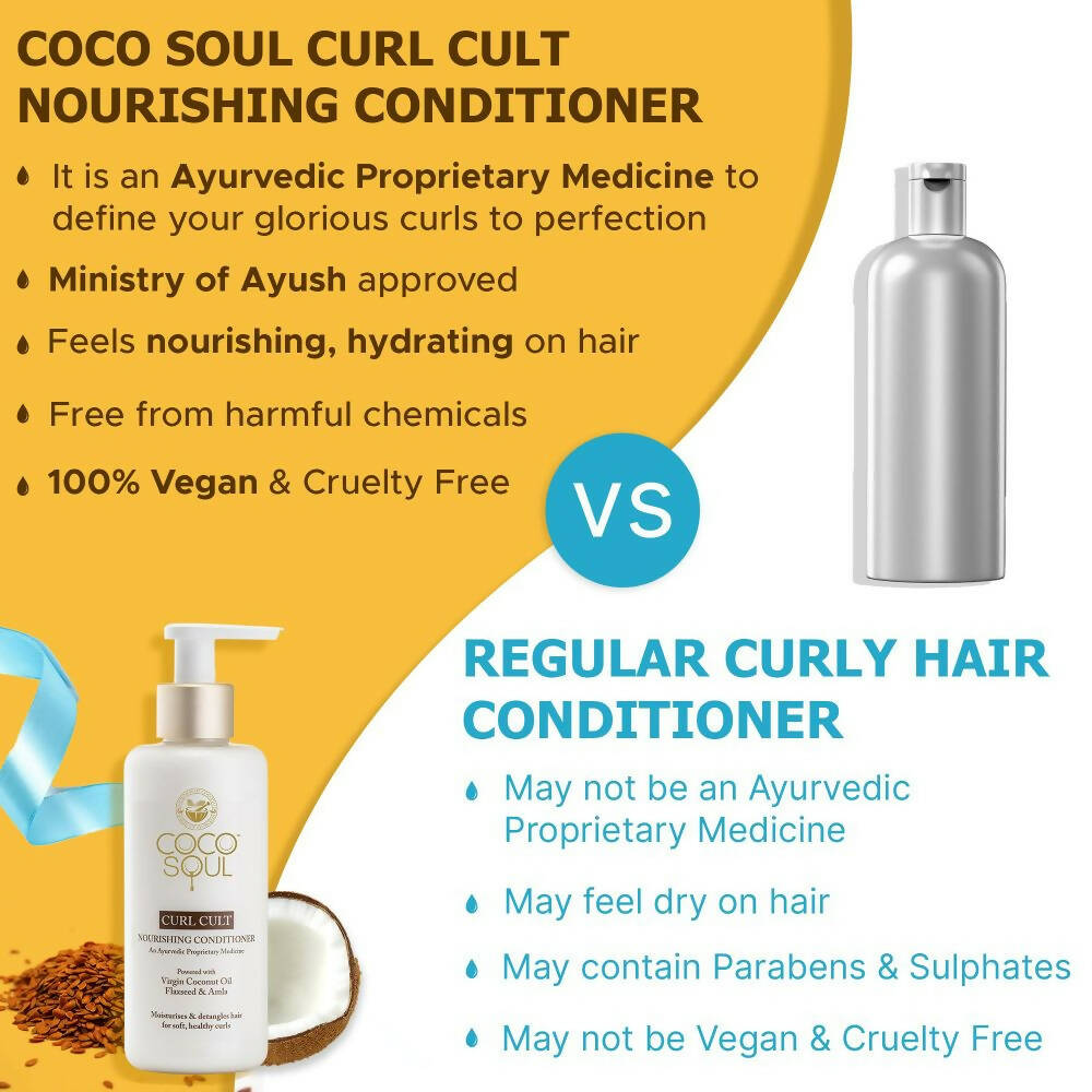 Coco Soul Curl Cult Nourishing Conditioner - Distacart