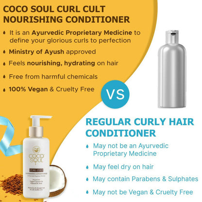 Coco Soul Curl Cult Nourishing Conditioner - Distacart