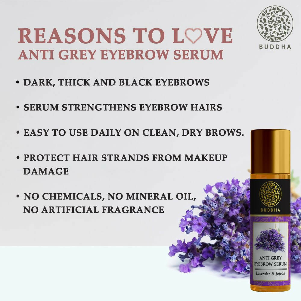 Buddha Natural Grey Eyebrow Serum - Distacart