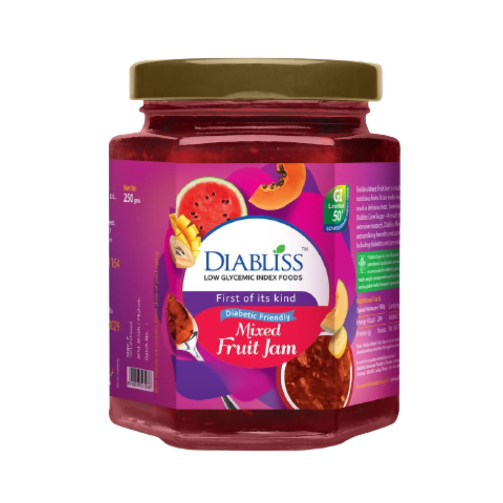 Diabliss Diabetic Friendly Mixed Fruit Jam - Distacart