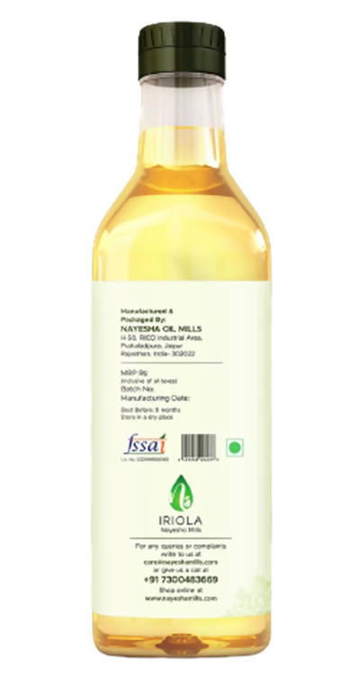 Iriola Nayesha Mills Wood Pressed Sesame Oil - Distacart