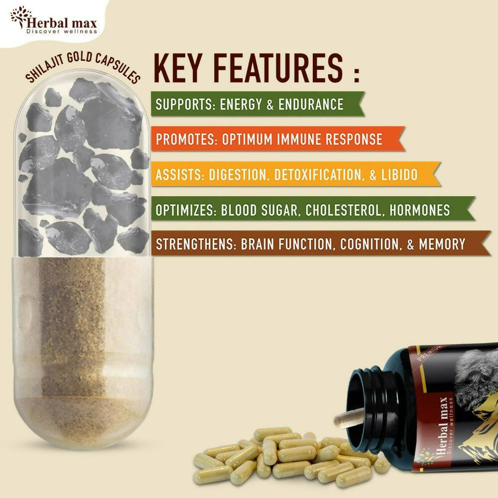 Herbal Max Sj Gold capsules - Distacart