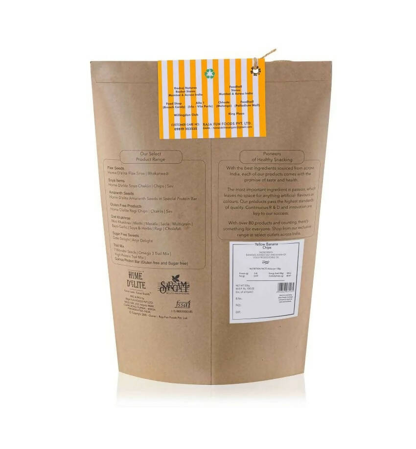 Home D'elite Yellow Banana Chips - Distacart