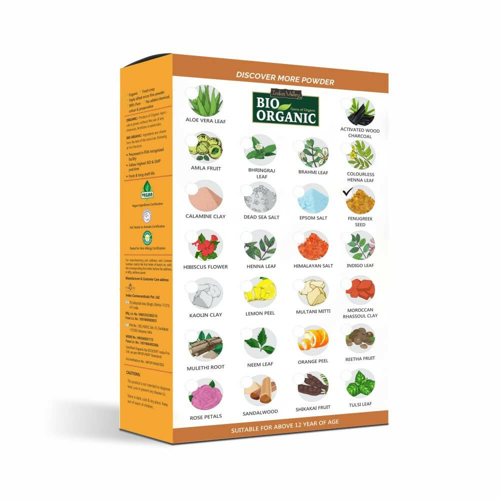 Indus Valley Bio Organic Fenugreek (Methi Seed) Powder - Distacart