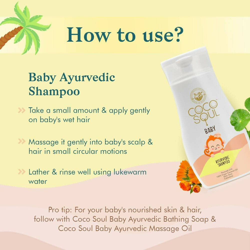 Coco Soul Baby Ayurvedic Shampoo - Distacart