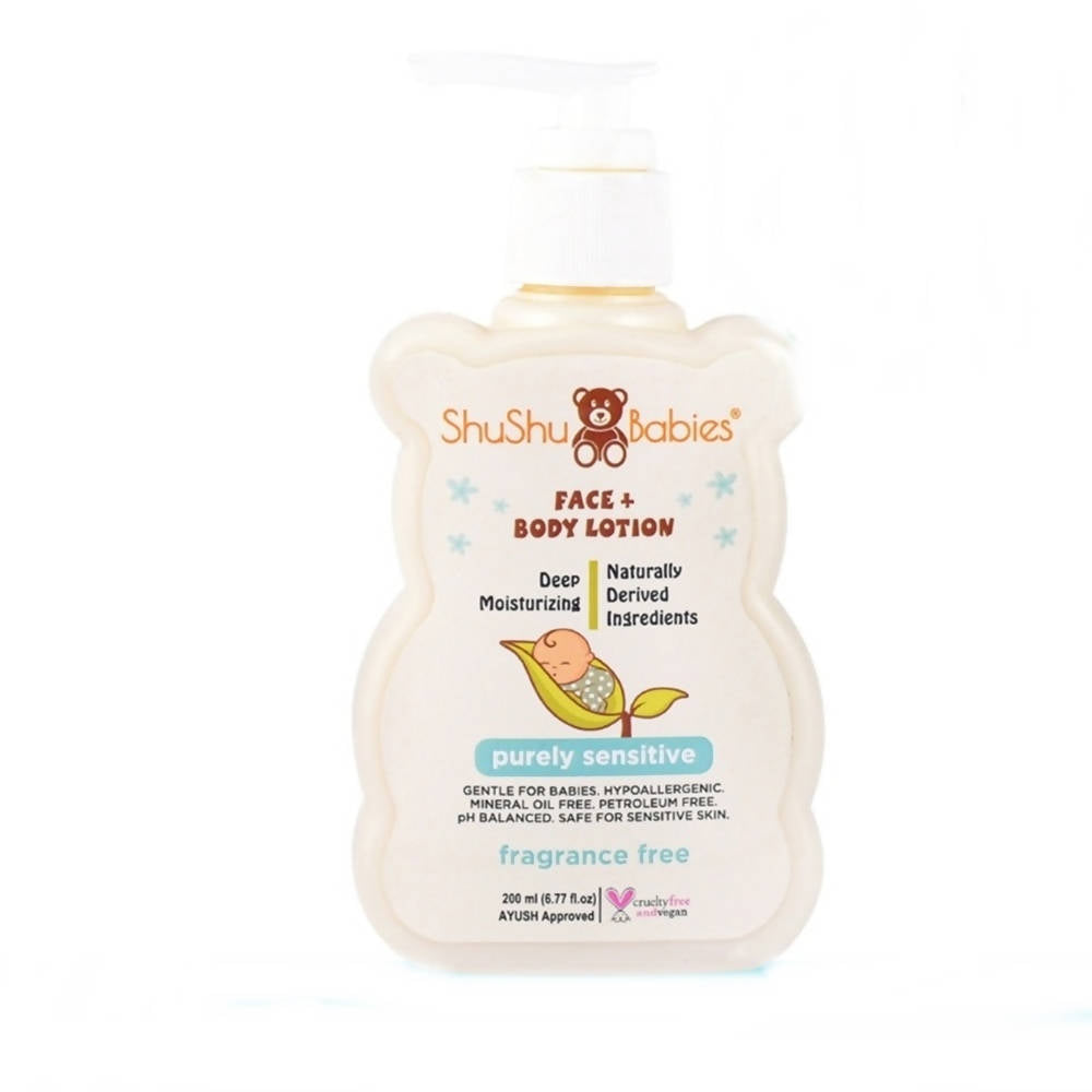 ShuShu Babies Face + Body Lotion Fragrance-Free - Distacart
