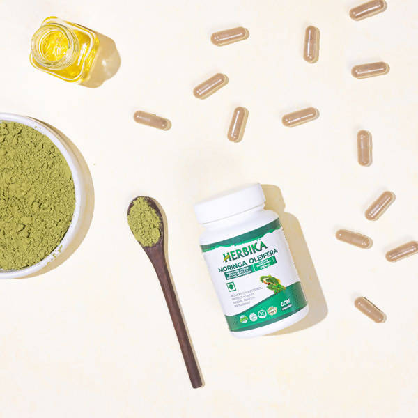 Herbika Moringa Oleifera Capsules - Distacart