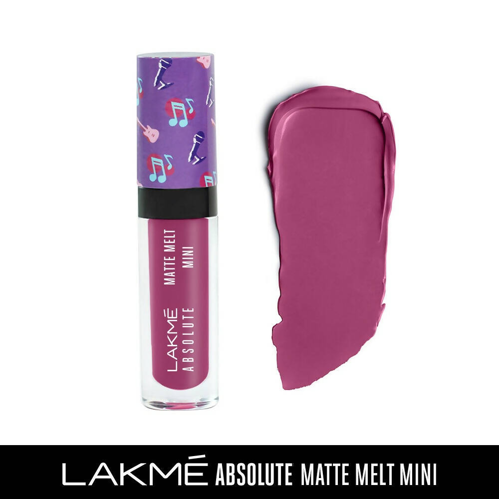 Lakme Absolute Matte Melt Mini Liquid Lip Color - Nomad Pink - Distacart