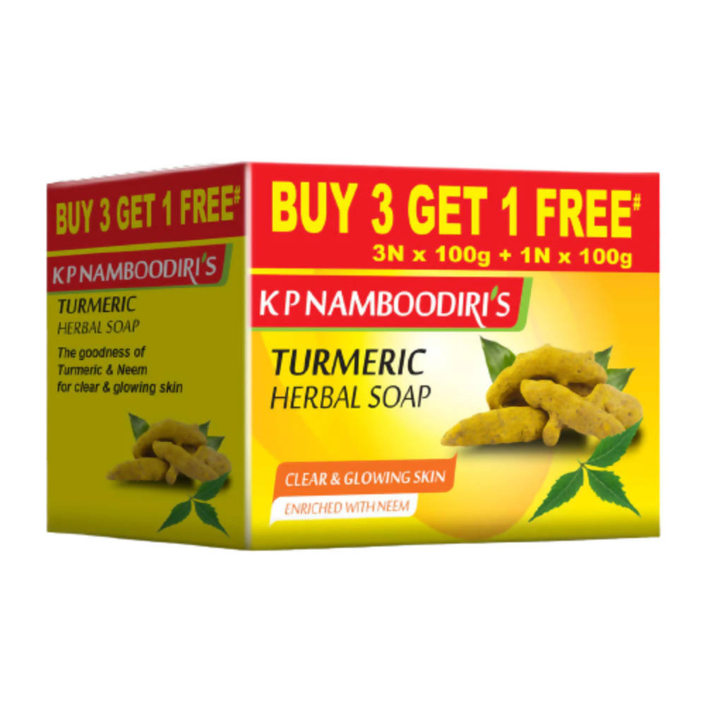 Kp Namboodiri's Turmeric Herbal Soap - Distacart