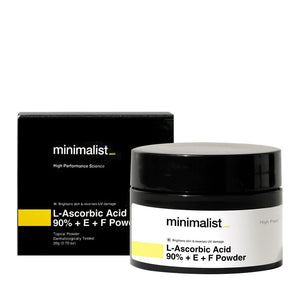 Minimalist L-Ascorbic Acid 90% + E + F Powder - Distacart