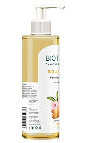 Biotique Advanced Ayurveda Bio Almond Ultra Rich Body Wash - Distacart