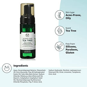 The Body Shop Tea Tree Skin Clearing Foaming Cleanser - Distacart