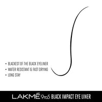 Thumbnail for Lakme 9 to 5 Black Impact Liner - Distacart