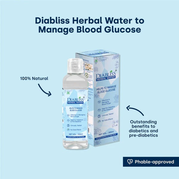 Diabliss Herbal Water For Blood Glucose Management - Distacart