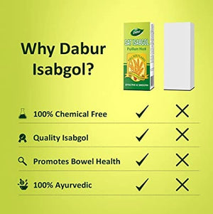 Dabur Sat Isabgol - Effective Relief from Constipation - Distacart