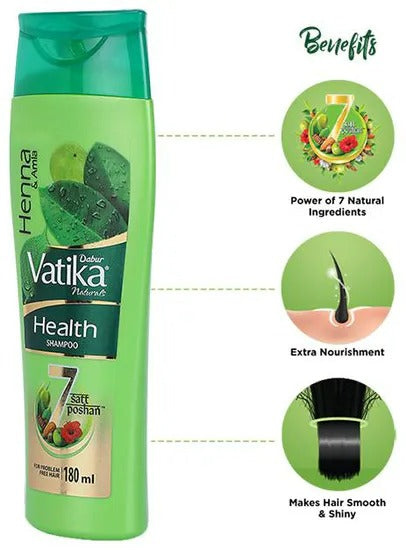 Dabur Vatika Henna & Olive Shampoo - Distacart