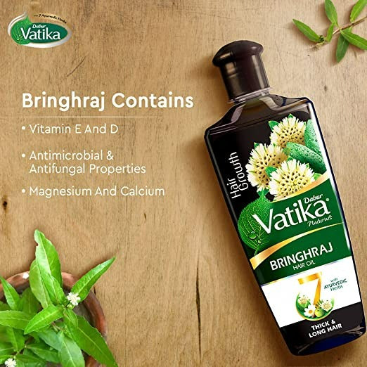 Dabur Vatika Naturals Bhringraj Hair Oil - Distacart