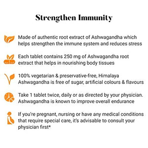 Himalaya Ashvagandha Tablets - General Wellness - Distacart