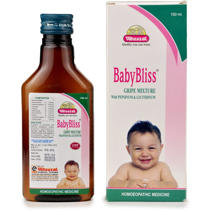 Wheezal Baby Bliss Gripe Mixture - Distacart